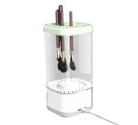 Cosmetic Brush Cleaner Machine, Rechargeable Electric Makeup Cleaning Device, ABS Automatic Washer And Dryer For Brushes, Deep Clean Tool For Home, Travel, Pros And Beginners, 8.1x8.1x16.5cm