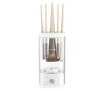 Cosmetic Brush Cleaner, Quick-Drying Makeup Washer, Transparent Portable Brush Spinner, Efficient Deep Cleaning, Sturdy ABS Material, Perfect For Women And Girls