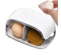Cosmetic Egg Organizer - Multifunctional Beauty Tool Storage for Makeup Sponges | Dustproof Portable Case with Transparent Lid, Protective Container, Beauty Eggs and Powder for