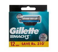 Cosmetic Gillette Mach3 12Pc Per Uomo (Lama Di Ricambio)