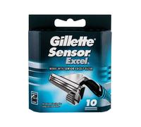 Cosmetic Gillette Sensor Excel 10Pc Per Uomo (Lama Di Ricambio)