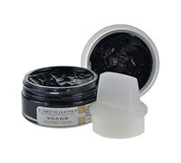 Cosmetic Leather Crema per Scarpe Autolucidante 50 ml Blu con Spugna Applicatore - Cera Protettiva per Scarpe in Pelle e Sintetiche, Lucidatura Facile e Duratura