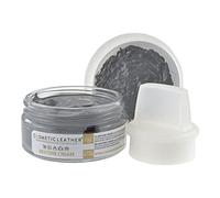 Cosmetic Leather Cromatina Crema Scarpe 50 ml, 5 Colori tra cui Nera e Testa di Moro, Lucido Scarpe con Spugna, Cera d'Api e Olio di Jojoba, Nutre la Pelle e Ravviva il Colore, per Anfibi