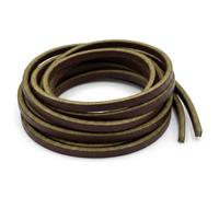 Cosmetic Leather Lacci in Cuoio 120 cm, Stringhe in Vero Cuoio Made in Italy, Lacci Scarpe Colorati Compatibili con Timberland, Anfibi Militari e Scarpe da Barca