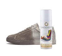 Cosmetic Leather Ravviva Camoscio Scarpe Spray 200 ml Grigio, Rinnova il Colore dello Scamosciato e del Nabuk, per Tela e Alcantara, Protegge dall'Acqua e Non Indurisce