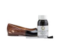 Cosmetic Leather Tintura per Scarpe in Pelle Nero 50 ml, Vernice Coprente con Applicatore, Ripara Graffi e Rinnova il Colore di Scarpe, Borse e Divani, Anche su Similpelle
