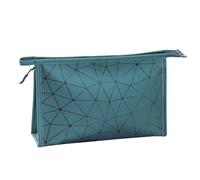 Cosmetic Storage Bag, Wide-Open Makeup Organizer, Waterproof Pu Leather Design, Detachable Carry Handle, Compact Size, Perfect for Travel and Daily Use,10.83x3.15x7.09in