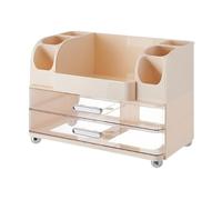 Cosmetic Storage Box - 13in Practical Makeup Organizer | Versatile Countertop Holder - Large capacity desk storage solution for jewellery and toiletries, perfect for decluttering your vanity