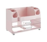 Cosmetic Storage Box - 13in Practical Makeup Organizer | Versatile Countertop Holder - Large capacity desk storage solution for jewellery and toiletries, perfect for decluttering your vanity