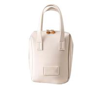 Cosmetic Travel Bag Multifunction High Capacity Stylish Portable PU Leather Makeup Handbag Purse