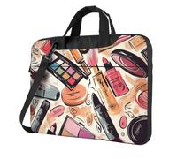 Cosmetici E Trucco Modello Tema Del Computer Portatile Tote Bag per Uomini Donne 14 pollice Del Manicotto Del Computer Del Computer Borsa Messenger