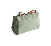 cosmetici per articoli da toeletta, trucco da viaggio | astuccio da viaggio per organizzatore a mano per cosmetici | beauty case da campeggio in camera condivisa con 4 tasche interne, Verde, la