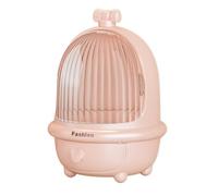 Cosmetics Organizer - Makeup Storage Box with Lid, Skincare and Cosmetic Holder, Clear Durablee Display Organizer for Bathroom Vanity, Dresser Countertop, Desk Accessories | Home Bedroom Office Beauty