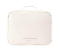 Cosmetics Organizzatore Borse Culturali Articoli Da Toilette Pocket Cosmetic | Borsa Trucco Viaggio con Grande Capacità, Conservazione per Pennelli, Rossetti Labbra, Eye-Liner, Accessori, bianco, Se