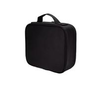 Cosmetics travel bag， Borsa for il trucco in tessuto Oxford, custodia for cosmetici da viaggio di grande capacità ，Large-capacity makeup bag(XS 2 Layer Black)