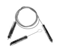 COSMEVIVI 1 set Spazzole per Pulizia Tubazioni Spazzola Flessibile Doppia Testa per Tubo Scarico per Pulizie e Veloci Inossidabile e Perfetta per Tubature Diverse