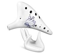COSMEVIVI 12foro Ocarina Ceramica Professionale Per Principianti Strumento Musicale Per Apprendimento e Pratica Suono Eccellente Design Portatile e Versatile Per Musicisti
