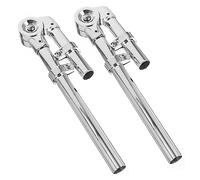 COSMEVIVI 1paio Per Batteria Staffa Per Tom Drum Leggera e Compatta Per Concerti e Sessioni Facile Da Installare e Trasportare