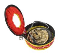 COSMEVIVI 1pezzi Campana Di Meditazione Con Borsa Cymbal Bell Per Yoga e Pratiche Spirituali Suono Profondo e Duraturo Design Elegante Perfetta Per Cerimonie e Riti Religiosi