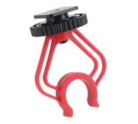 COSMEVIVI 1pezzi Supporto Microfono Con Montaggio Sospensione Design Compatto Rosso e Nero Facile Da Installare Per Registrazioni e Performance Live