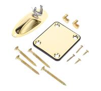 COSMEVIVI 1set Piastra Di Fissaggio Per Chitarra Elettrica Da Compatibile Con Chitarre Elettriche e Bassi Facile Installazione Con Viti Design Senza Bave Per Maneggevolezza Sicura