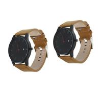 COSMEVIVI 2 Pz guarda orologi da lettura facili orologi casual da uomo ladies watch women watch charm Orologio casual orologio alla moda Materiale dello specchio: normale specchio di