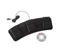 COSMEVIVI 2m Pedale Usb Punti Per Controllo Tastiera e Mouse Commutatore Ergonomico Con Cavo Per Applicazioni Intelligenti e Test Di Dispositivi Nero