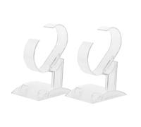 COSMEVIVI 2pezzi Base Porta Orologio in Acrilico Trasparente Di Supporto Espositore Per Orologi e Portagioie Organizer Per Riporre Base Espositiva Per