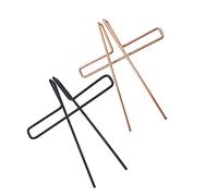 COSMEVIVI 2pezzi Clip Spartiti Musicali in Metallo Resistente Morsetti Multifunzione Per Libri Di Musica Quaderni Pentagrammati Note e Ricette Design Semplice e Stabile Per Musicisti e Letto