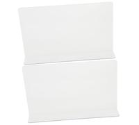 COSMEVIVI 2pezzi Paraspruzzi per PVC Protezione Angolare per Dispositivo Anti-Splash Facile Installare Accessorio per Doccia e Lavabo