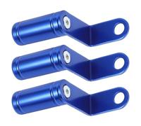 COSMEVIVI 3 Pezzi Supporto per Estensione dello Specchio in Lega di Alluminio Riduzione delle Vibrazioni per Scooter e Motociclette Colore Blu