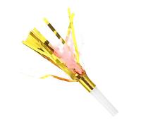 COSMEVIVI 30 Pezzi Nappa di carta che soffia drago festa rumori natalizi fischietto che suona la nappa Rumoroso celebrations party Oggetti di scena tifo puntello che soffia la nappa rosa