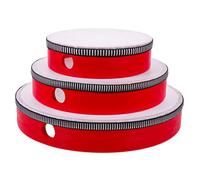 COSMEVIVI 3pezzi Tamburello Portatile in Legno Per Ragazzo Ragazza Ragazza Strumenti Musicali Percussione Educativi Tamburelli Per Festa e Attività All Aperto Per Sviluppo Del Senso Del