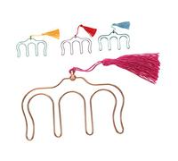 COSMEVIVI 4 Pezzi Di Supporto Per Spartiti Musicali Con Clip A Nappa Robusto Supporto in Acciaio Per Pianoforte Chitarra Lettura