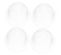 COSMEVIVI 4pezzi Maschera Plastica Trasparente per Organizer per Accessori Fai da Te per dei Giocattoli Maschere Creative per Protezione in Plastica