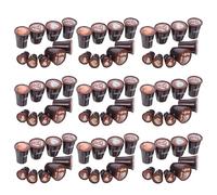 COSMEVIVI 90 pezzi Mini tazze da caffè Latte Art Tazza in resina Casa delle bambole in miniatura Carino Bevanda Stoviglie Cibo Cucina Stanza Decorazione per fai da te Micro paesaggio Accessori