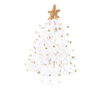 COSMEVIVI Albero di Natale di Cristallo Alberi di Natale Artificiali Albero di Natale in Miniatura Albero di Natale Paesaggio Albero Decorazione da Tavolo Albero di Natale da Tavolo
