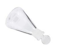 COSMEVIVI Beuta Conica di Vetro da Laboratorio 100ml Tappo, Vetreria Chimica Resistente al Calore per Esperimenti Didattici di Ricerca