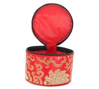COSMEVIVI Borsa Per Ciotola Di Suono Buddhista Con Design Cerniera Custodia Per Ciotola Cantante Tibetana Compatta e Resistente Per Meditazione e Relax Colore Casual