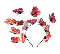 COSMEVIVI Cerchietto per a farfalla, corone per a farfalla, copricapo da damigella d'onore, cerchietto per da sposa, copricapo da festival per donne, festa del tè, cosplay.
