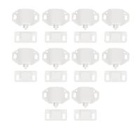 COSMEVIVI Chiavistelli per Porte in Plastico Bianco Set da 10 Perline Antideformazione per Mobili come Armadi e Librerie