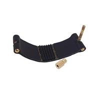 COSMEVIVI Clip Per Sax Tenore Con Testa Di Flauto Stabilizzatore Per Artisti e Principianti Facile Da Installare e Rimuovere Nero Con Viti Dorate Per Migliorare Le Performance Musicali