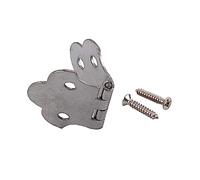 COSMEVIVI Cordiera in Metallo con Cerniera per Cigar Box Guitar a 3 Corde con Viti Incluse, Accessorio per Chitarra Portasigari, Leggero e Resistente per Applicazioni Musicali