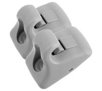COSMEVIVI Gancio Aletta Parasole Auto, 2 Pezzi, Plastico, Installazione Facile, Supporto per Visiera Veicolare, Ricambio per Sun Visor, per Mingtu Langdong