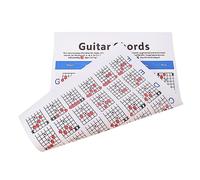 COSMEVIVI Guitar Chord Practice Chart Per Principianti Chitarra e Ukulele Diagrammi Facili Comprendere e Praticare e