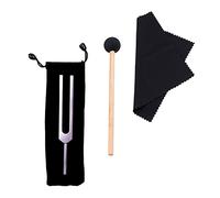 COSMEVIVI Martello Sperimentale e Diapason Di Sintonia in Lega Di Alluminio, Set Con Accessori Compatti Per Accordatura Strumenti Musicali e Test Vibratorio, Per Uso Professionale e Controllo Ossa