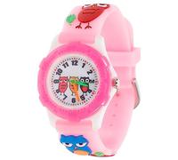 COSMEVIVI Orologio Da Ragazzo Ragazza Cartoon Con Cinturino Gomma Forma Di Gufo Orologio Educativo Per Ragazze e Ragazzi Funzione Di Lettura Facile Design e Accattivante Per Uso Quotidiano