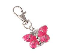 COSMEVIVI Orologio Da Tasca Portatile Con Portachiavi Delicato Display A Forma Di Farfalla Con Numeri Grandi Per Una Lettura Precisa Dell'ora
