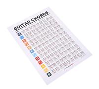 COSMEVIVI Poster Didattico Musicale Guida Agli Accordi Per Chitarra Poster Degli Accordi Da Parete Diagramma Della Chitarra Tabella Della Chitarra Per Principianti Apprendimento Della