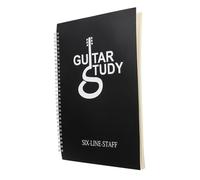 COSMEVIVI Quaderno Per Partiture Di Chitarra Taccuino Pratico Per Principianti Design Portatile Con Pagine Rimovibili Per Appunti Musicali e Registrazione Idee Per Lezioni Di Chitarra e